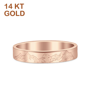 Mountain Wedding Band